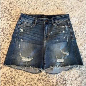 Judy Blue Bleach Splatter Jean Shorts